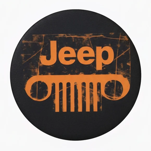 Jeep Black Car Coaster Set - Picture 2 of 4